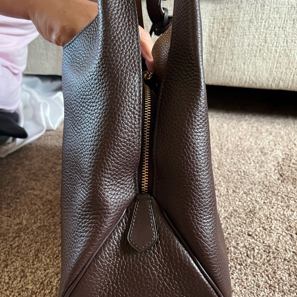 Coach bag with brass accents - Picture 2 of 3